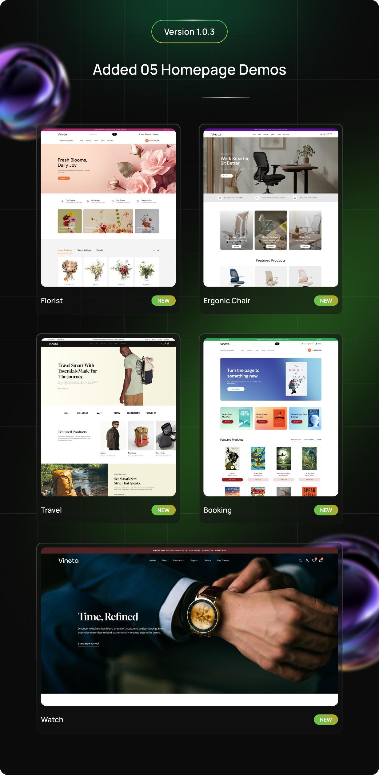 Vineta - Multipurpose eCommerce HTML Template