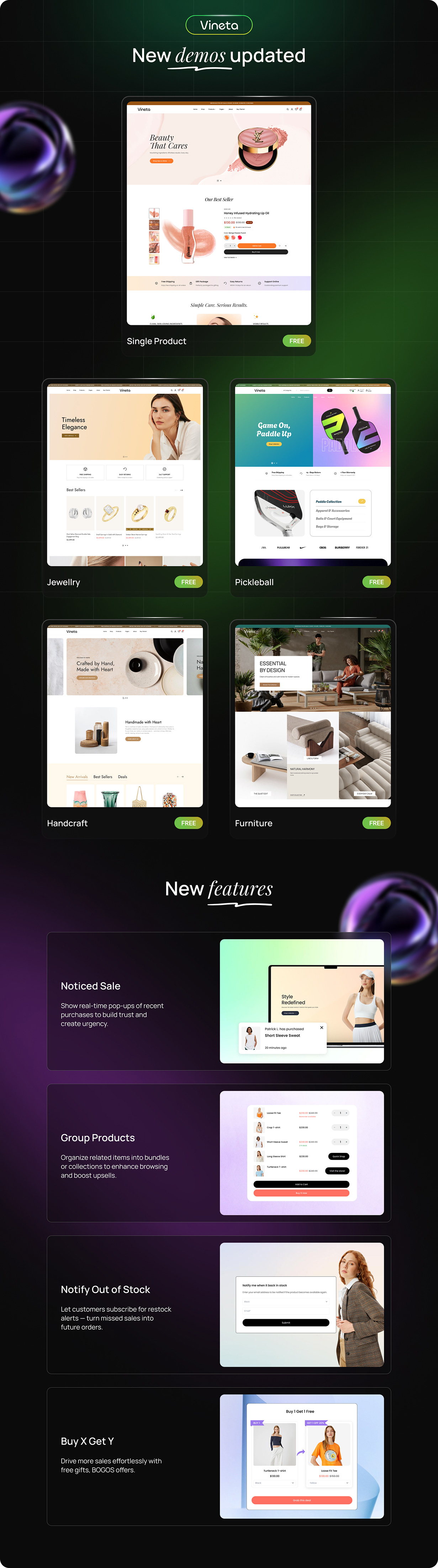Vineta - Multipurpose eCommerce HTML Template