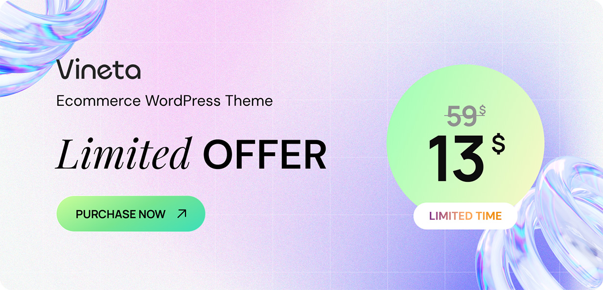 Vineta - Multipurpose eCommerce HTML Template