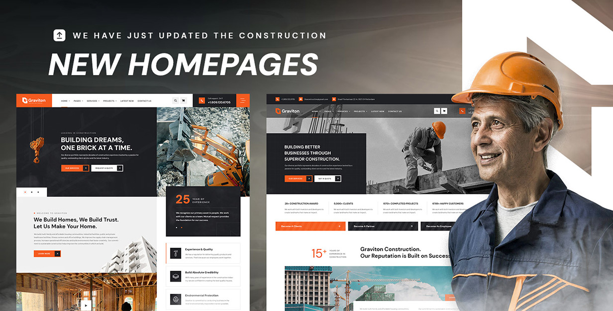 Graviton - Construction HTML Template - 2