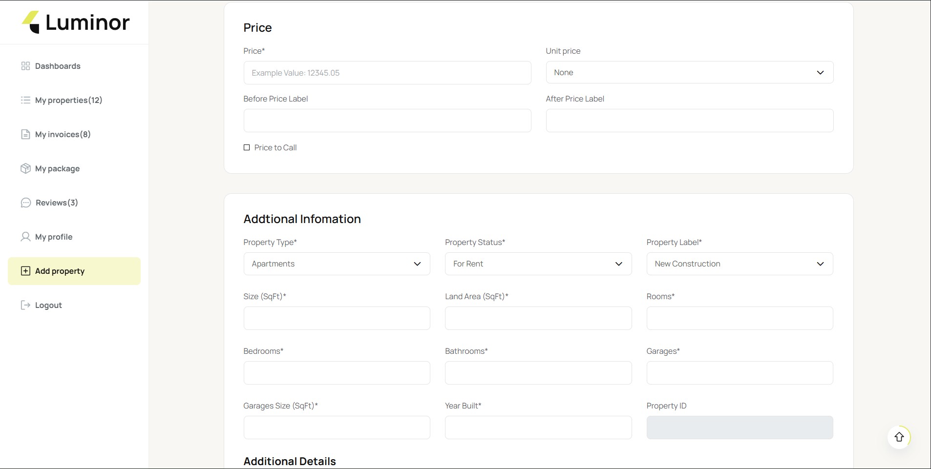 Add property form screenshot 3