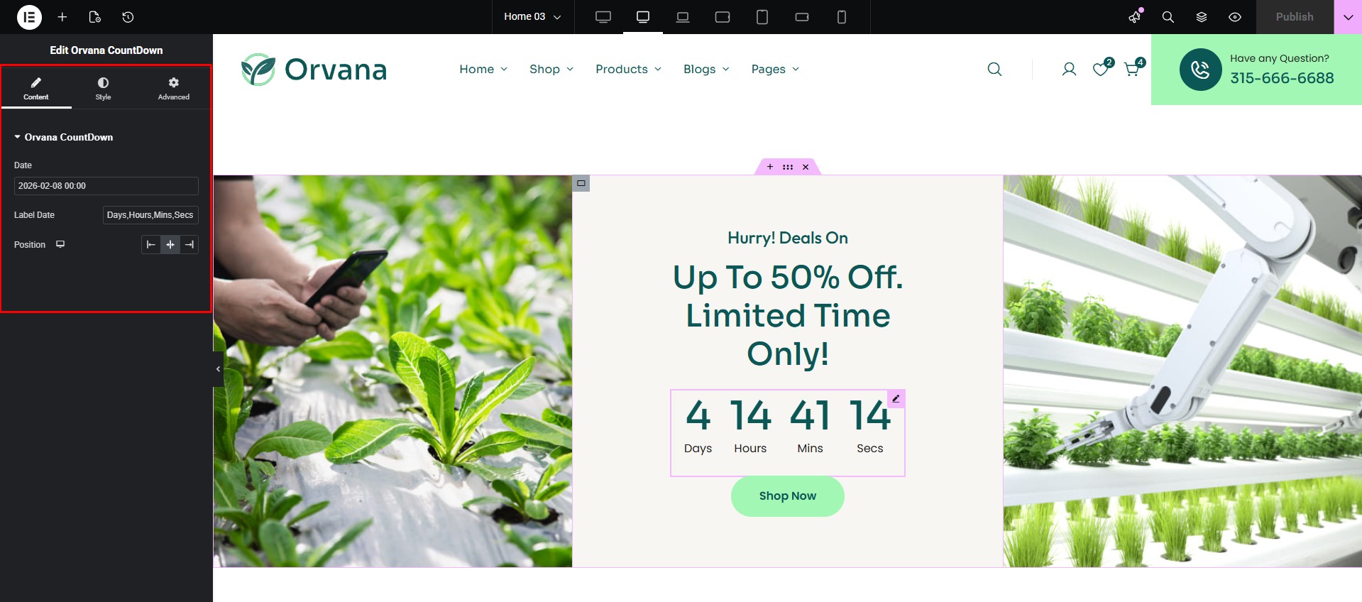 Orvana Countdown Customize