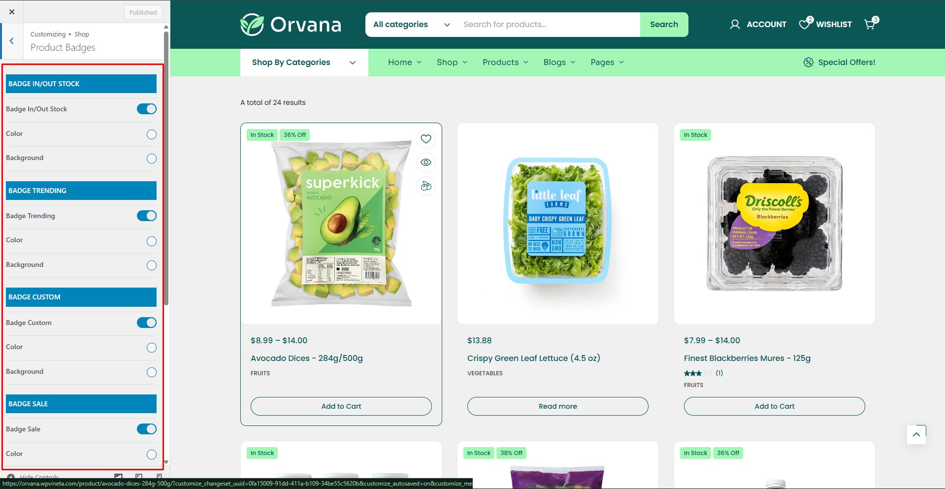 Product Badges