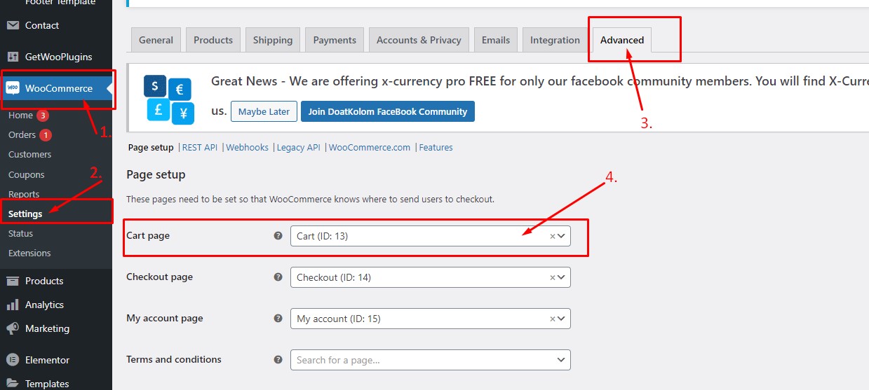 Cart step 2 screenshot