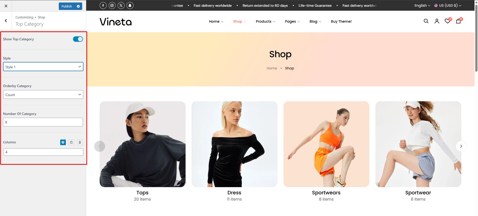 Top Categories