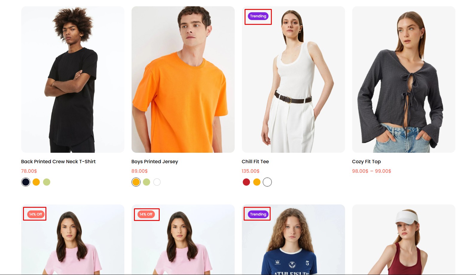 Product Badges