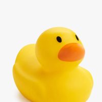 White Hot Safety Bath Ducky