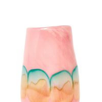 Naya Pink & Blue Tall Glass Vase